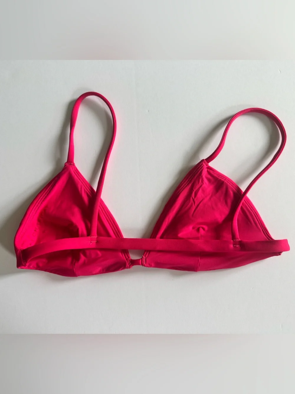 Left On Friday Sweet Victory Bikini Top Hot Pink Size M